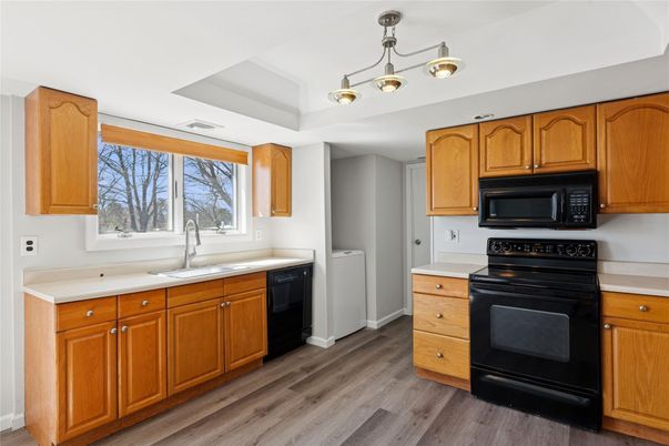 Interior, Kitchen, Wood Texture Flooring