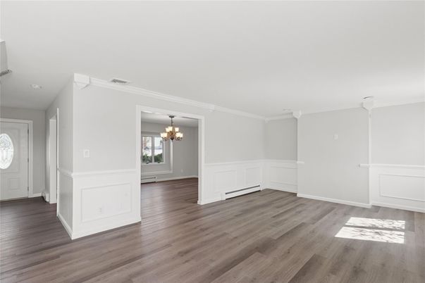 Chandelier, Empty room, Interior, Wood Texture Flooring