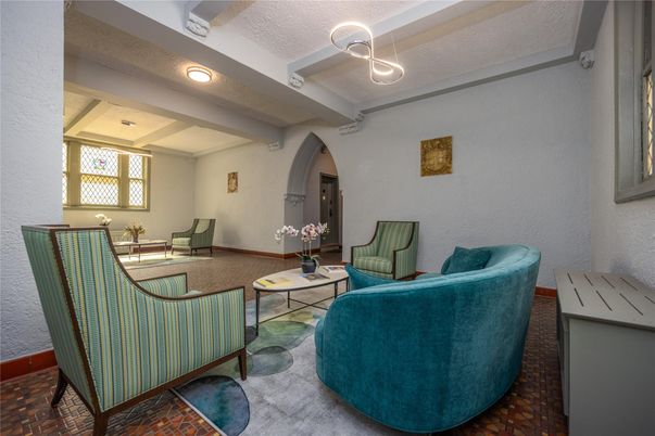 Interior, Living room, Recessed Lighting