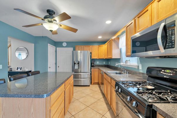 Interior, Kitchen, Recessed Lighting, Stainless Steel Appliances