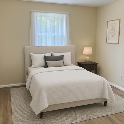 Bedroom, Interior, Wood Texture Flooring