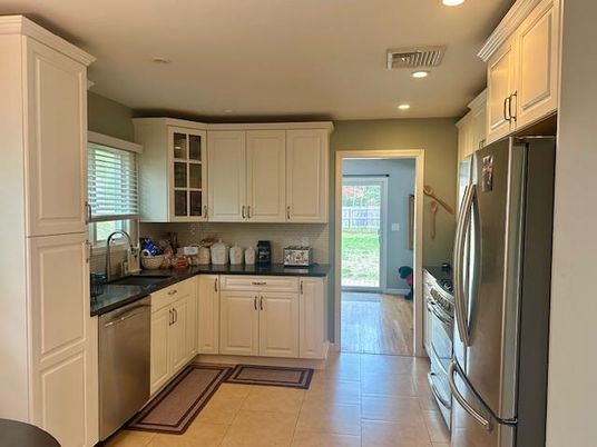 Interior, Kitchen, Recessed Lighting, Stainless Steel Appliances
