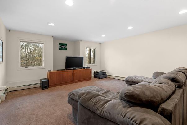 Interior, Living room, Recessed Lighting