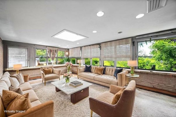 Interior, Living room, Recessed Lighting