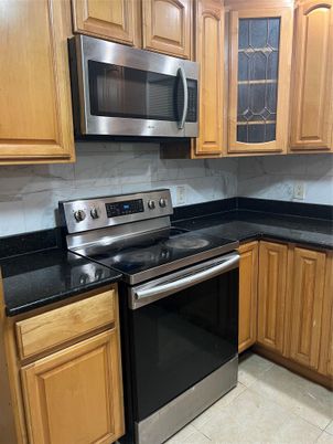 Interior, Kitchen, Marble Walls, Stainless Steel Appliances