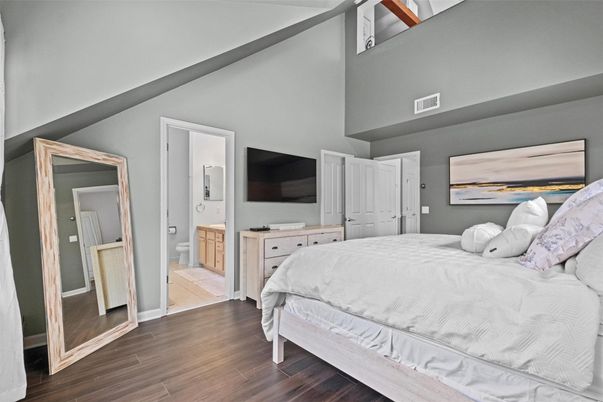 Bedroom, Interior, Wood Texture Flooring