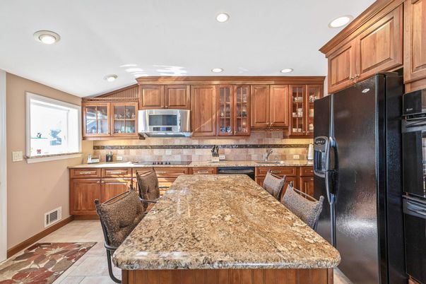Dining room, Interior, Kitchen, Recessed Lighting