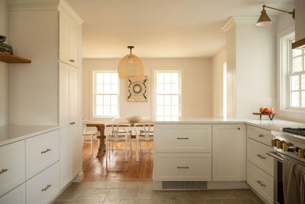 Dining room, Interior, Kitchen, Stainless Steel Appliances, Wood Texture Flooring