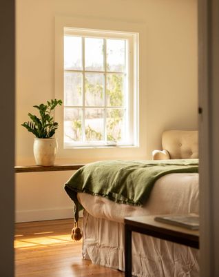 Bedroom, Interior, Wood Texture Flooring