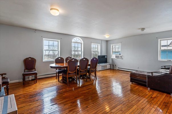 Dining room, Interior, Wood Texture Flooring
