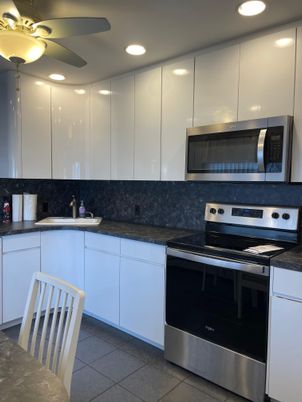 Interior, Kitchen, Recessed Lighting, Stainless Steel Appliances