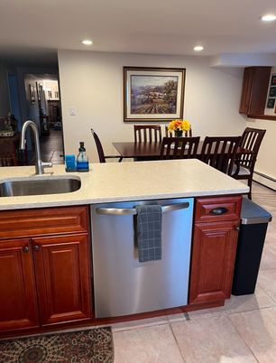 Dining room, Interior, Kitchen, Recessed Lighting, Stainless Steel Appliances