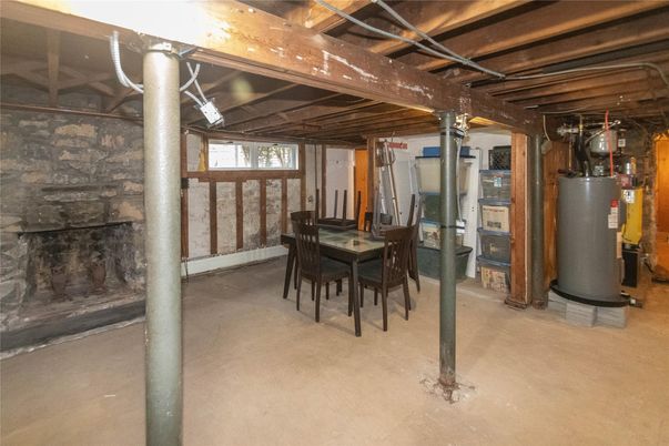 Dining room, Fireplace, Interior, Wooden Beams