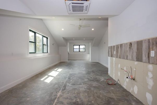 Empty room, Interior, Recessed Lighting