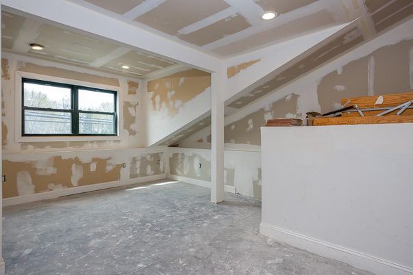 Empty room, Interior, Recessed Lighting