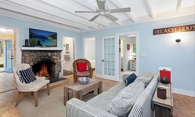 Fireplace, Interior, Living room, Wood Texture Flooring