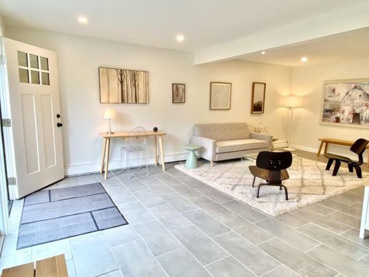 Interior, Living room, Recessed Lighting