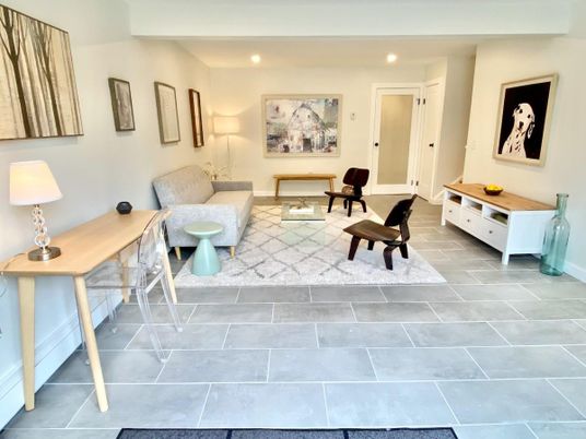 Interior, Living room, Recessed Lighting