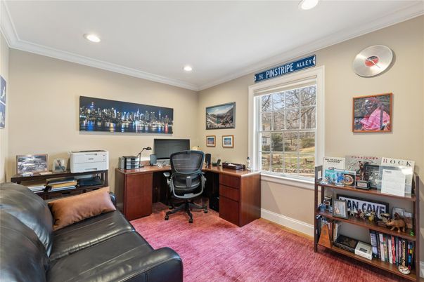 Home Office, Interior, Recessed Lighting