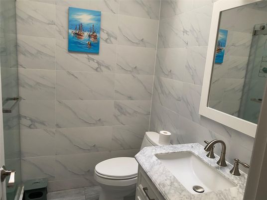 Bathroom, Interior, Marble Walls