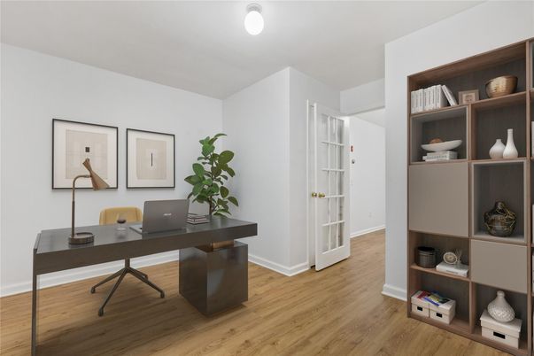 Home Office, Interior, Wood Texture Flooring