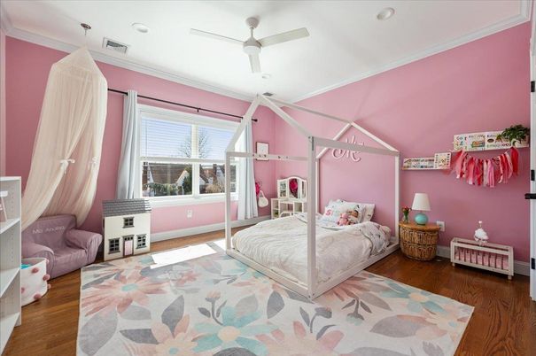 Bedroom, Interior, Wood Texture Flooring