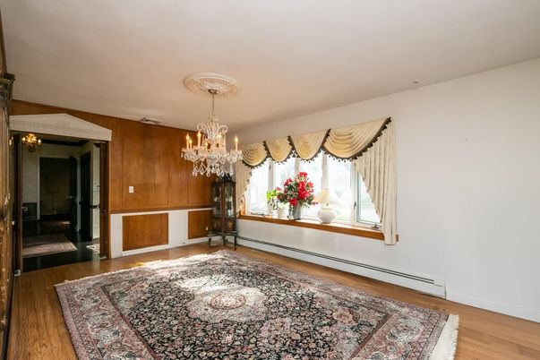 Chandelier, Empty room, Interior, Wood Texture Flooring