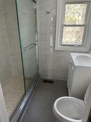 Bathroom, Glass Shower, Interior