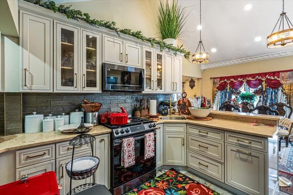 Interior, Kitchen, Pendant Lights, Recessed Lighting