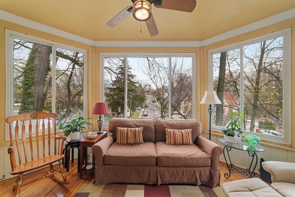 Interior, Sun Room, Wood Texture Flooring