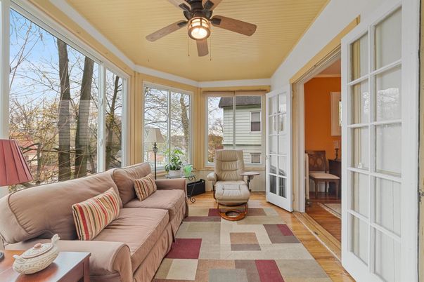 Interior, Living room, Sun Room, Wood Texture Flooring