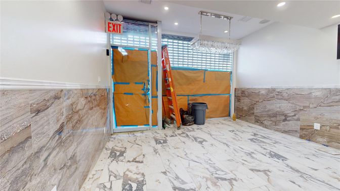 Interior, Marble, Recessed Lighting