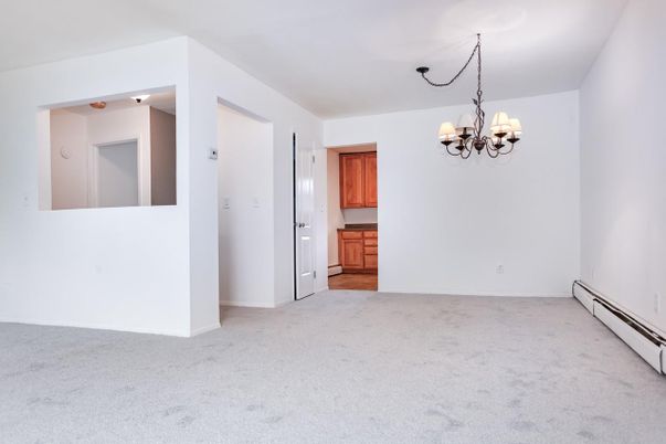 Chandelier, Empty room, Interior