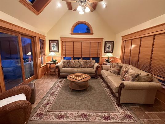 Interior, Living room, Wooden Beams