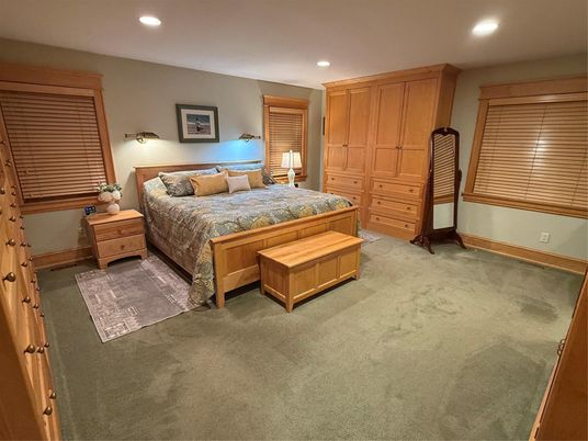 Bedroom, Interior, Recessed Lighting