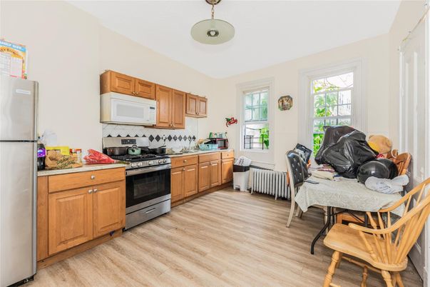 Interior, Kitchen, Wood Texture Flooring