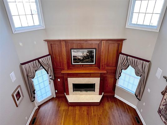 Fireplace, Interior, Wood Texture Flooring, Wooden Walls