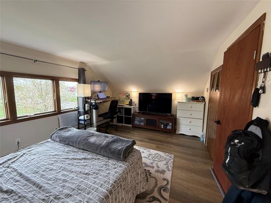 Bedroom, Home Office, Interior, Wood Texture Flooring