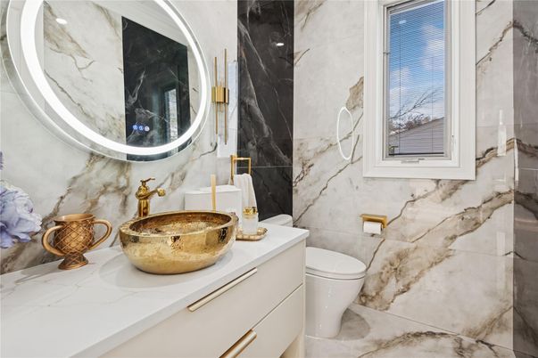 Bathroom, Interior, Marble Walls