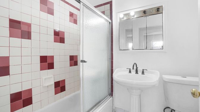 Bathroom, Glass Shower, Interior