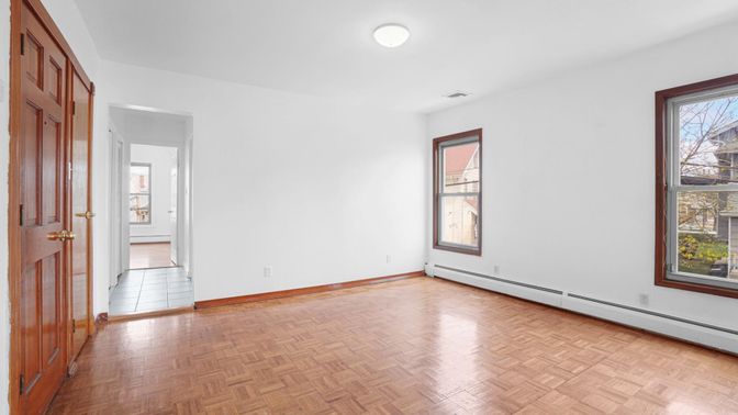 Empty room, Interior, Wood Texture Flooring