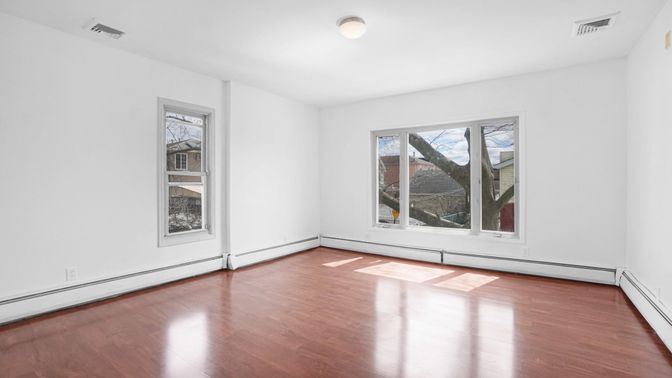 Empty room, Interior, Wood Texture Flooring