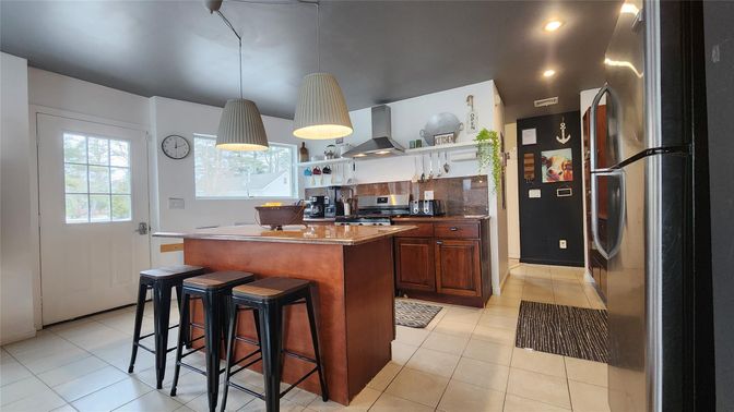 Interior, Kitchen, Pendant Lights, Recessed Lighting