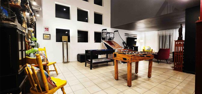 Game Room, Interior, Piano