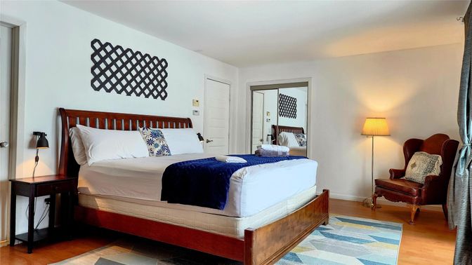 Bedroom, Interior, Wood Texture Flooring