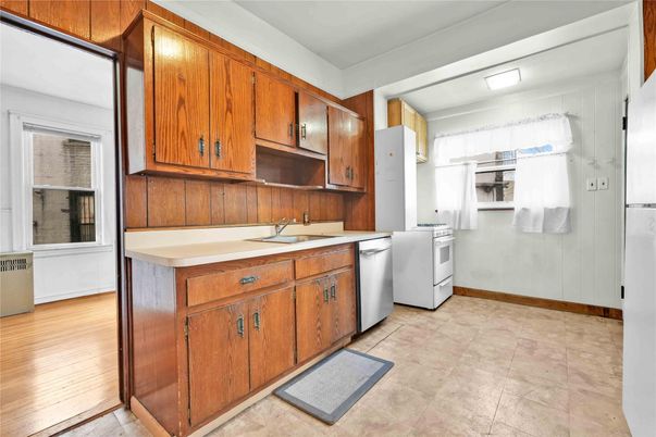 Interior, Kitchen, Wood Texture Flooring