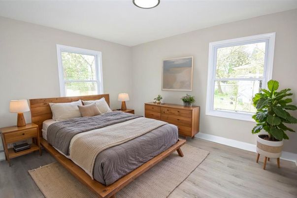 Bedroom, Interior, Wood Texture Flooring