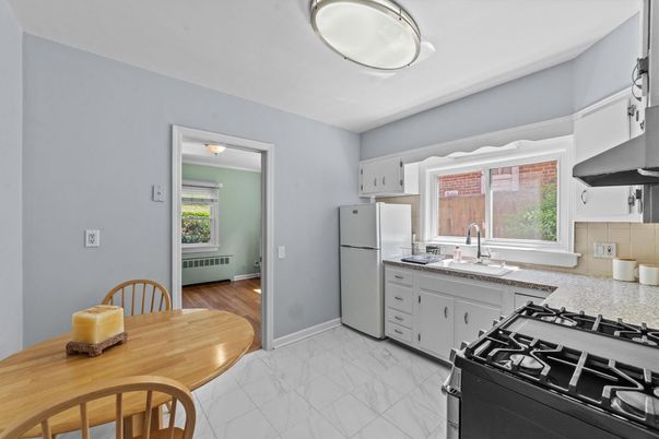 Interior, Kitchen, Marble, Wood Texture Flooring