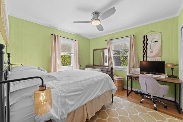 Bedroom, Home Office, Interior, Wood Texture Flooring