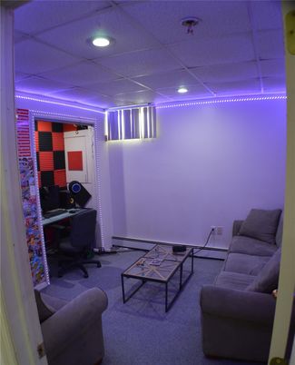 Home Office, Interior, Recessed Lighting